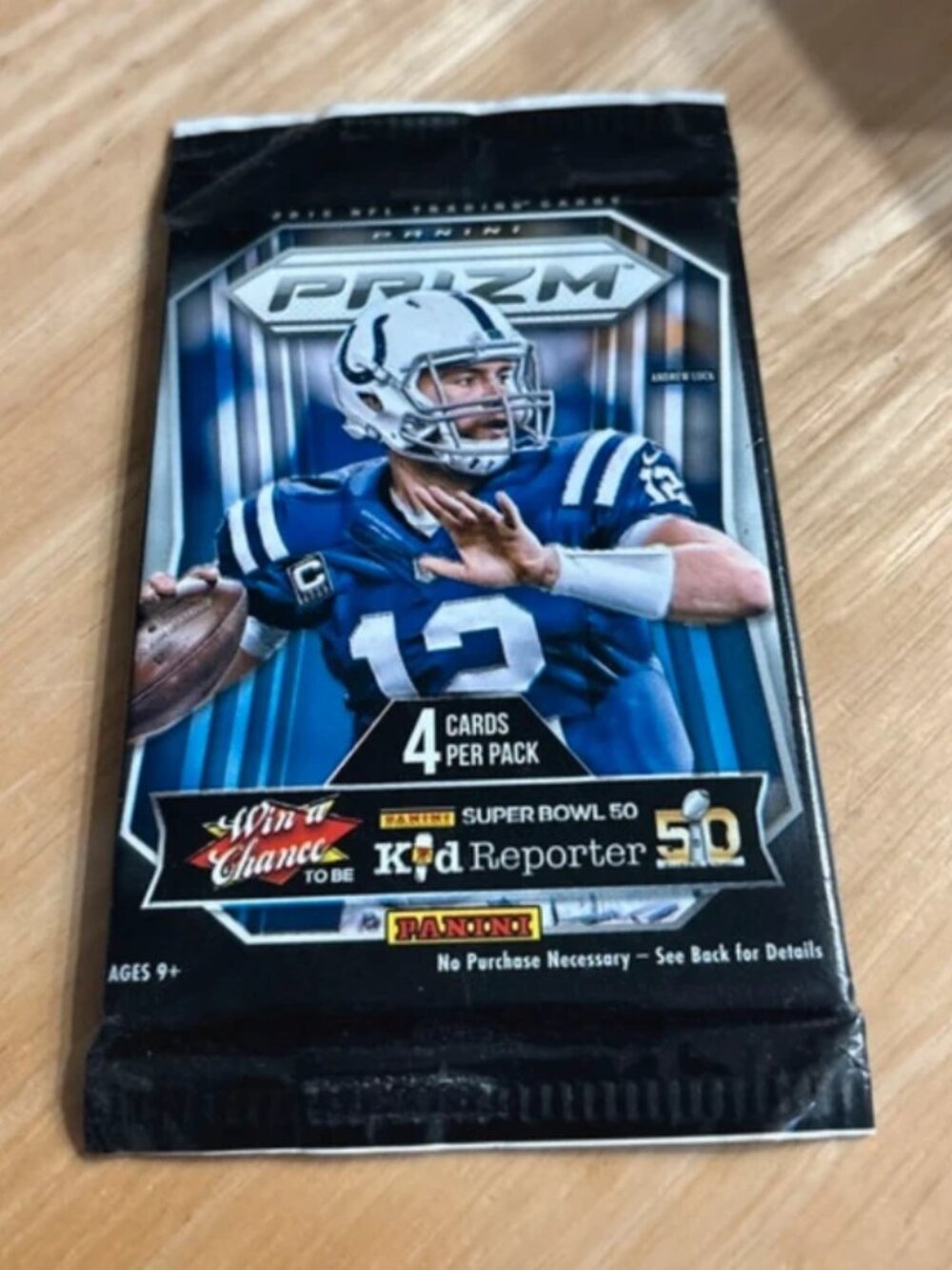 NEW sealed pack of Prizm NFL trading cards 2015